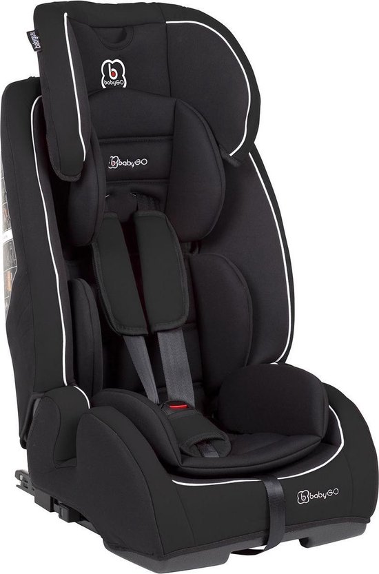 in het midden van niets Gemakkelijk leerling BabyGO autostoel Free IsoFix Zwart 9-36kg | bol.com