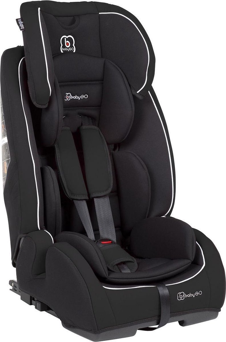 BabyGO autostoel Free IsoFix Zwart 9-36kg