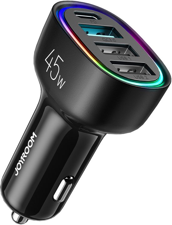 Baseus 160W USB C Chargeur de Voiture 3 Ports, QC5,0 PD3,0 PPS Allume Cigare USB C Adaptateur de Chargeur Rapide pour Voiture pour iPhone 15 14 13 Pro Samsung S24 S23 Ultra