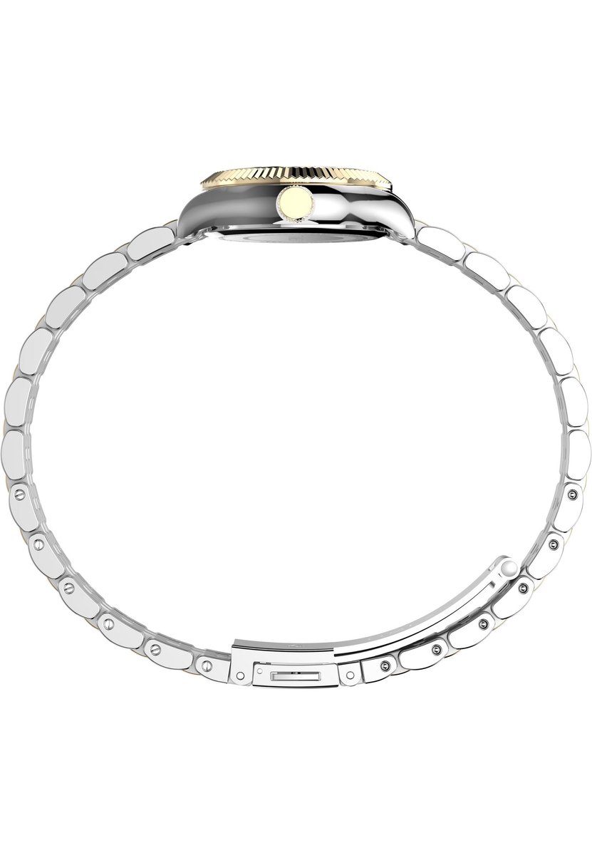 Timex Mini Legacy Quartz Analoog Horloge Twee Toon Kast: 100% Loodarm Messing | Armband: 100% Roestvrij Staal 25 TW2W90700AJ, TW2W90900AJ, TW2W91000AJ