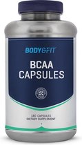 Body & Fit Vegan BCAA Capsules - Aminozuren - 180 Veggie Caps - 1 Pot
