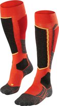 Falke SK2 Wintersportsokken - Maat 44/45 - Mannen - rood/grijs