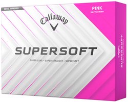 Callaway SuperSoft 2025 Golfballen - Roze - 12 Stuks
