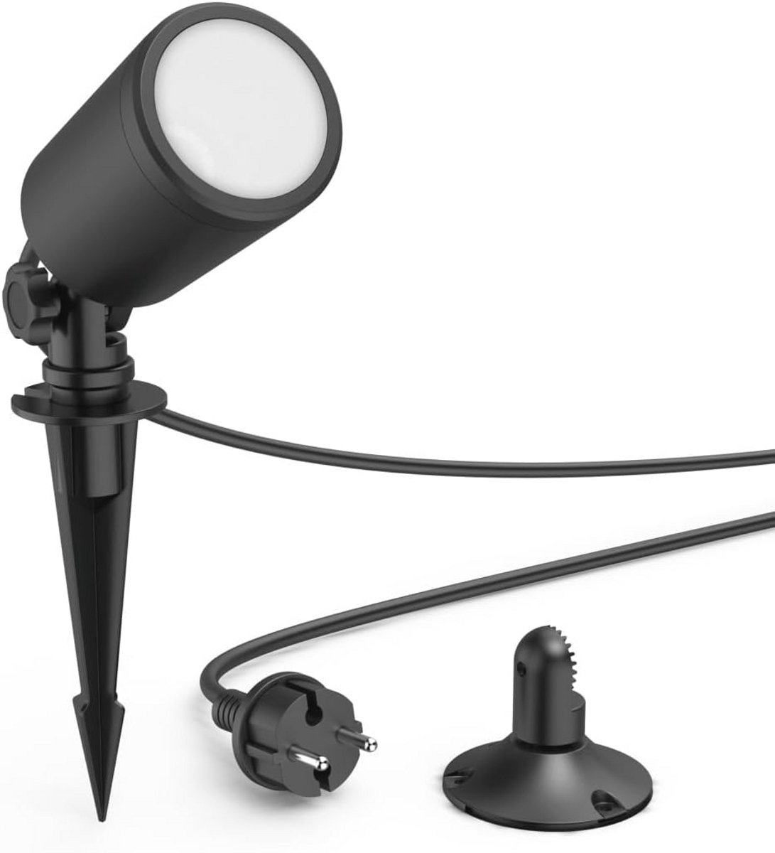 Dimbare RGBW Led Tuinlamp met Grondpen - Waterdichte Buitenlamp voor Kleurverandering en Slimme App Bediening