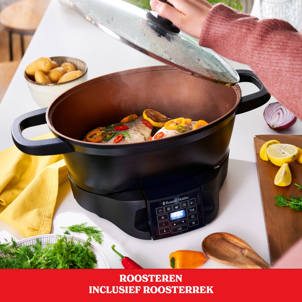 Afbeelding 3 van Russell Hobbs Good-to-go Multicooker - 28270-56