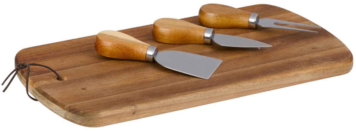 Alpina kaasplank met kaasmessenset - 4 stuks