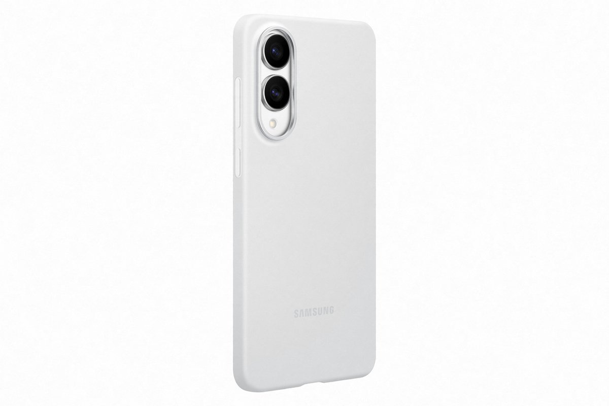 Samsung Galaxy S25 Edge Hoesje - Silicone Case - Lichtgrijs