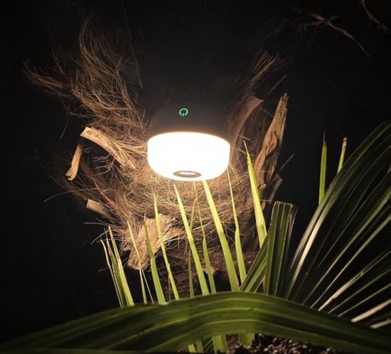 Kampeerlamp - Campinglamp - Tentlamp USB-C Oplaadbaar - Camping Lamp - 230 uur - Met 5 Kleuren Licht - Tevens een powerbank! — afbeelding 3