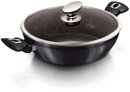 Berlinger Haus Carbon Pro - Granieten Pan - Ø32cm - Soft-Touch Handvat van berlinger-haus — afbeelding 2