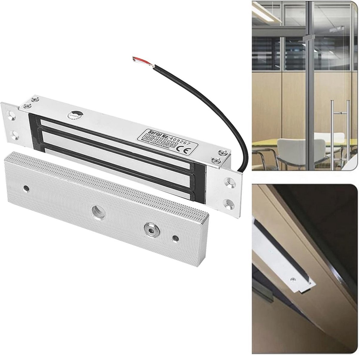 Elektromagnetisch Deurslot met Houdkracht van 180 kg voor Toegangscontrole