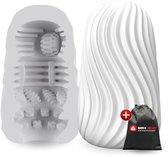 Quick Relief Egg Stroker™ - Masturbator ei - Pocket Pussy - Afrek Eitje - Sex Toy voor Mannen - Wit