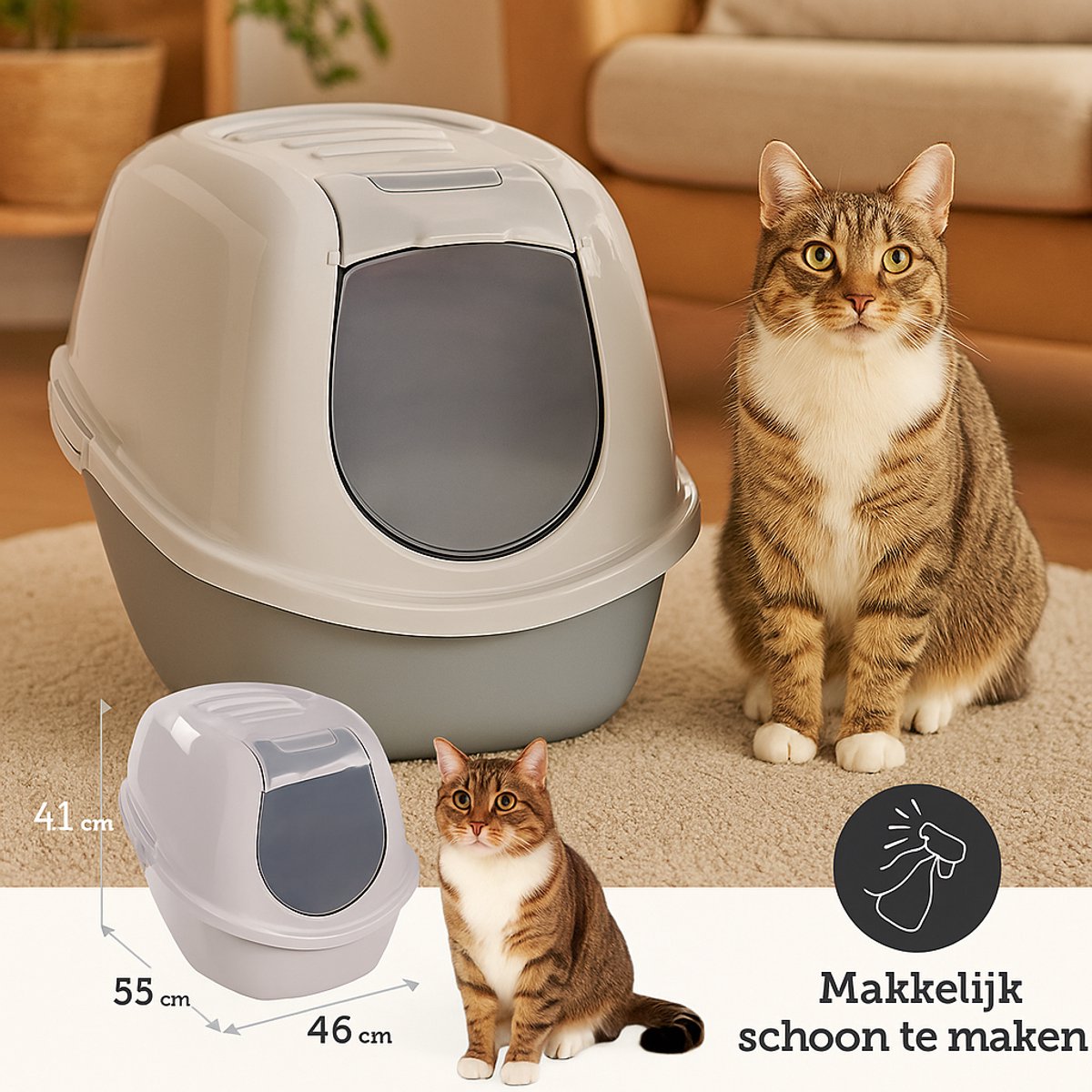 Kattenbak Flamingo Trini Kattenbak - afbeelding 2