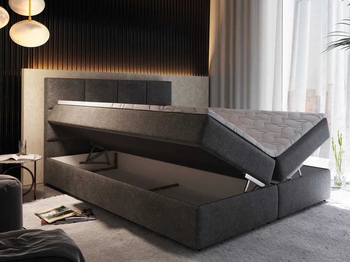 Urban Opbergboxspring - 180x200 - Tweepersoons Bed Met Opbergruimte thumbnail 2