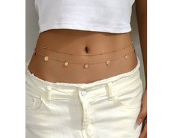 Belly chain - buikketting - ketting - metalen ketting centuur - heupketting - Belly chain - buikketting - kettingriem - - moederdag - moederdag cadeautje