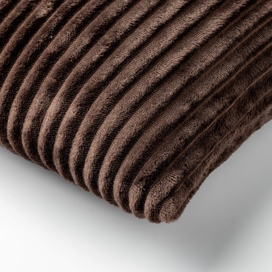 MART - Ensemble de coussins 4 pièces - coussins intérieurs inclus - 45x45 cm - marron, beige, taupe