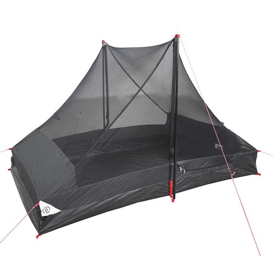 vidaXL - Tent - 2-persoons - waterdicht - verduisterend - stof - wit van Vidaxl — afbeelding 4