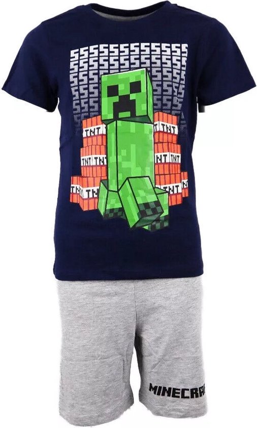 Minecraft shortama Minecraft jongens- maat 110/116 bol