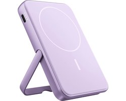 Fresh 'n Rebel Magnetische Powerbank 5000 mAh - MagSafe geschikt - Draadloze Powerbank iPhone - USB-C - Dreamy Lilac