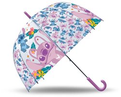 Disney Lilo & Stitch Paraplu Transparant - Umbrella - 46 CM - Stitch & Angel