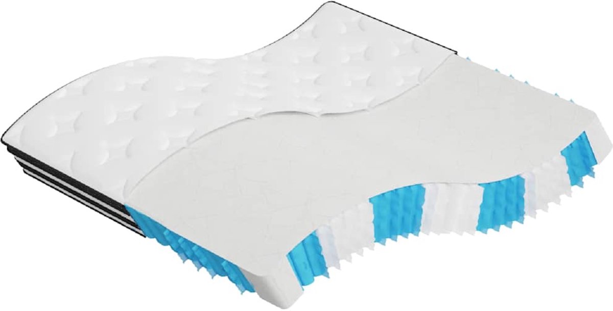 vidaXL - Pocketveringmatras - middelhard - 180x200 - cm