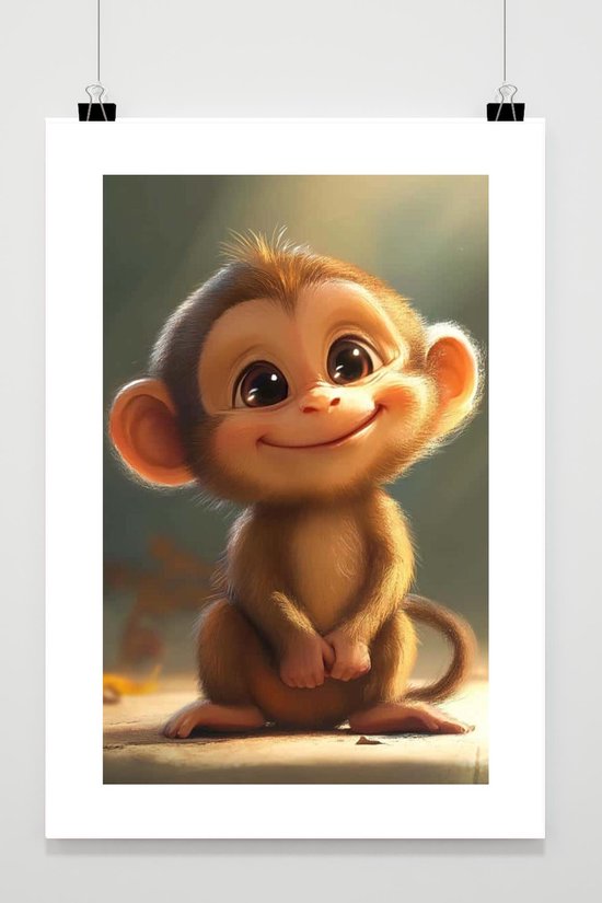 Kinderlamp - Kind - Aap - Chimpansee - Baby dieren - Jongens - Meiden - Nu bij