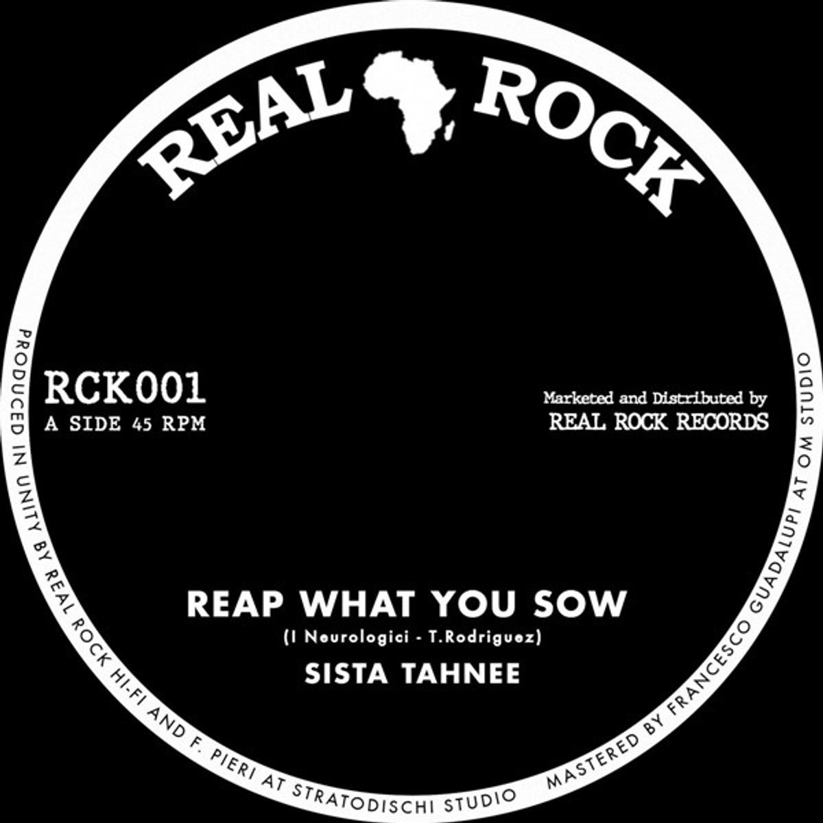 Sista Tahnee - Reap What You Sow (7" Single)