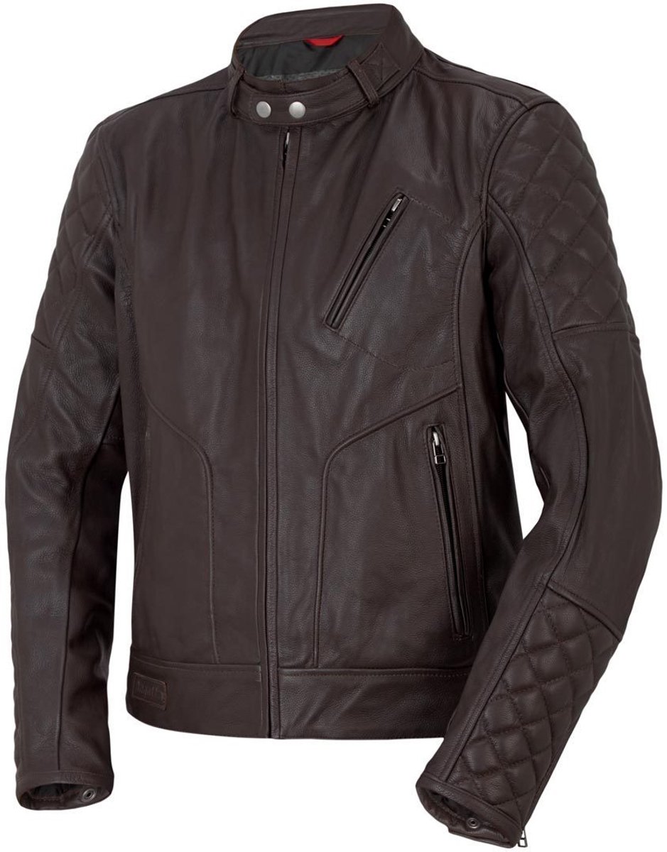 Bogotto Chicago Retro Bruin Leren Motorjas - Jas