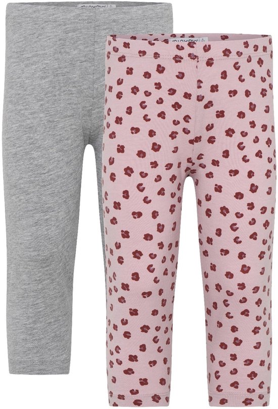 Leggings Capri Minymo pour enfants (lot de 2) Greymelange-134