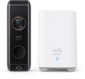 eufy Video Deurbell Dual 2 Pro met HomeBase 2 - 2K-resolutie - Doorbell - dubbele camera's - pakketdetectie - gezichtsherkenning - draadloze installatie - compatibel met Amazon Alexa en Google Assistant