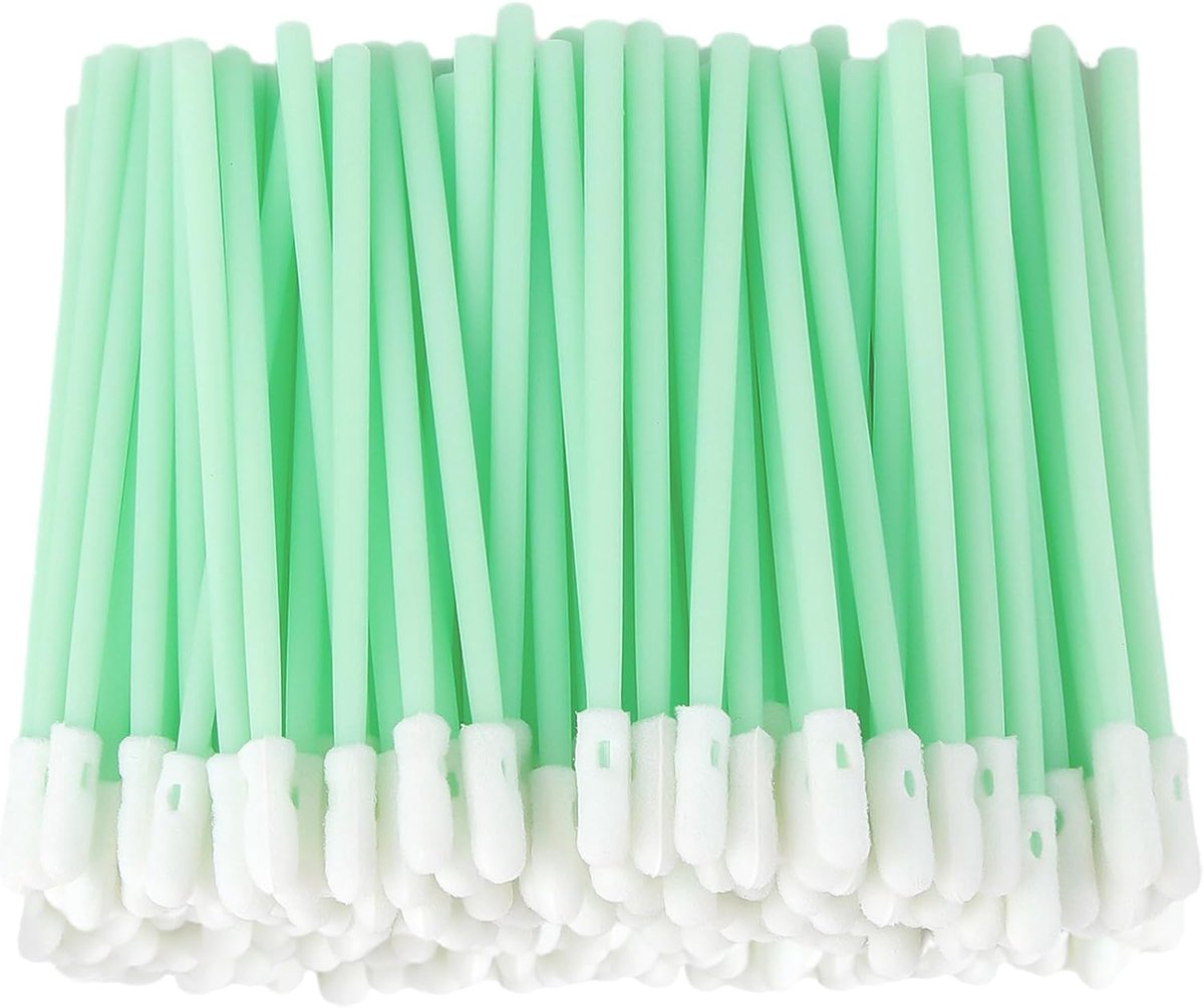 100 Stuks Schuimrubberen Reinigingsdoekjes voor Toetsenborden en Apparaten