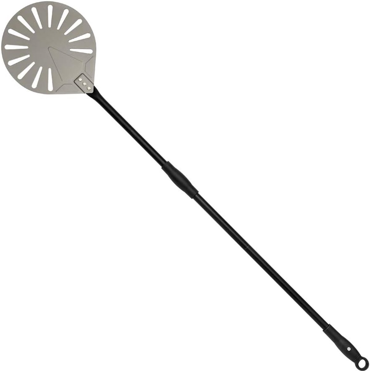 Pizza Peel 9 Inch Ronde Geperforeerde - Hard Geanodiseerd Aluminium - Lange Handvat - Zelfgemaakt Pizza Brood Bakken