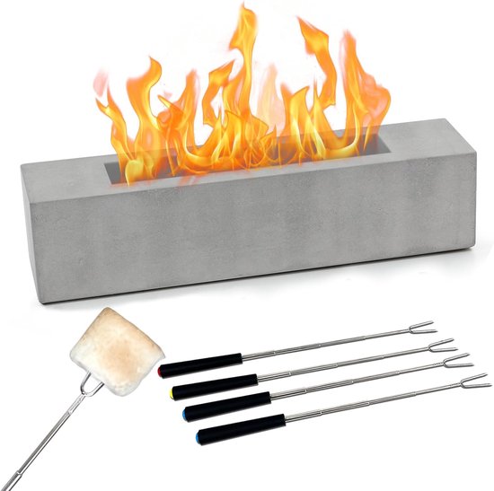 Trendmix Opvouwbare Vuurkorf Camping Fire Pit RVS Draagbaar Outdoor