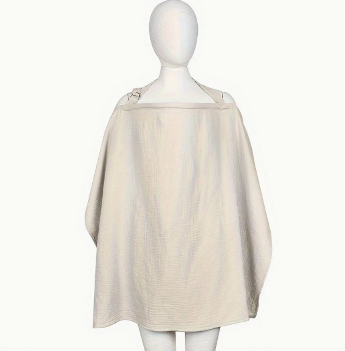 HHHK - Hydrofiele Borstvoedingsdoek - Voedingsdoek - Afschermdoek - Beige