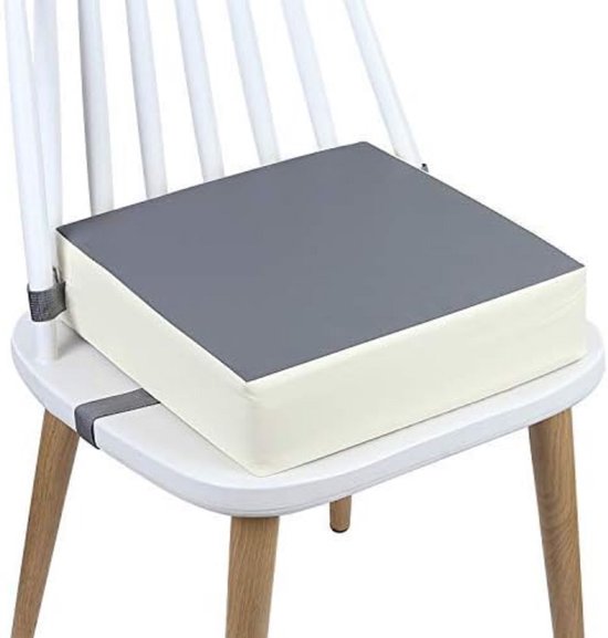 Stoelverhoger voor Eetkamerstoel - Zitverhoger Peuter Eettafel - Kinderen - Booster Seat - Zitkussen Tafel - Zitverhoger Voor Kinderen & Volwassenen - Stoelverhogers Voor Eettafel - Memory Foam Verhoogkussen - Ergonomisch Comfort