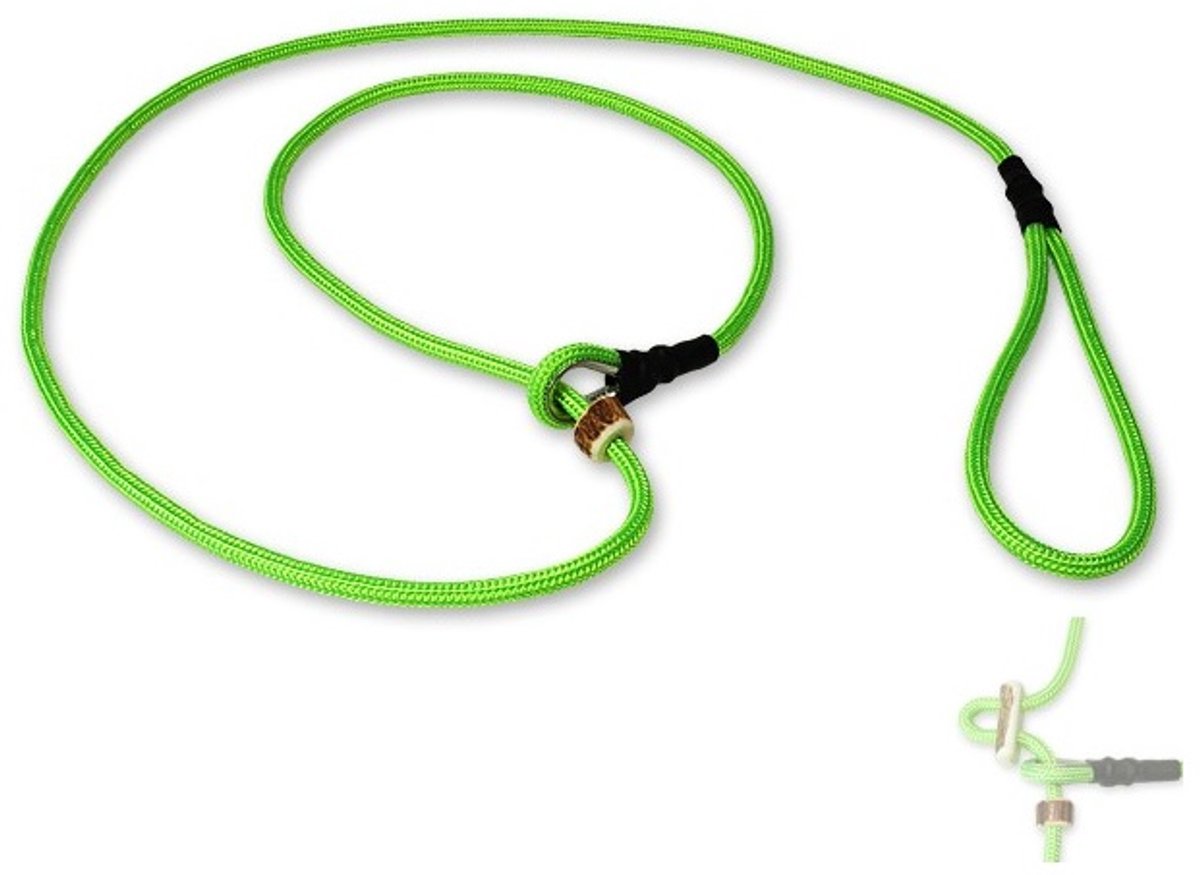 Mystique Field trial Moxonlijn 6mm 130cm neon groen
