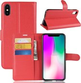 Hoesje voor Apple iPhone XR, 3-in-1 bookcase, rood