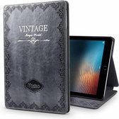 iPad hoes Air 2019 leer vintage grijs