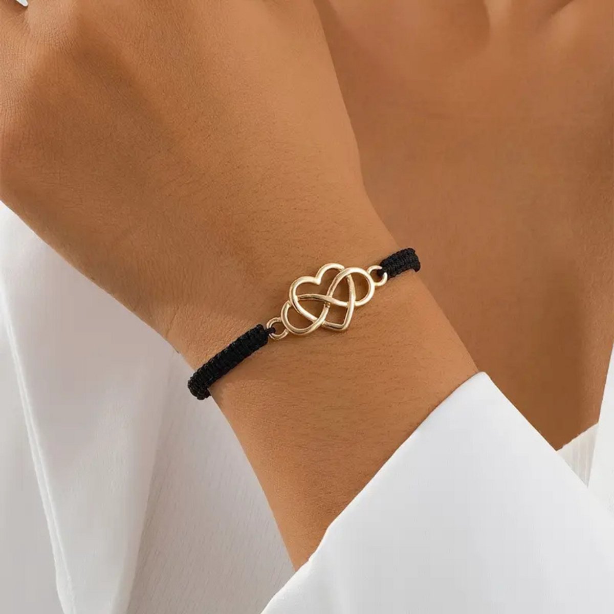 Livano Armband - Staal - Nep Zilver - Dames - Hart