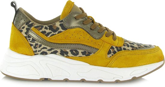 POELMAN P5614POE7 SNEAKER LEOPARD Geel - 40 | bol.com