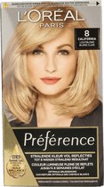 Bol.com L'Oréal Paris Préférence Classic Lichtblond 8 - Permanente Haarkleuring aanbieding