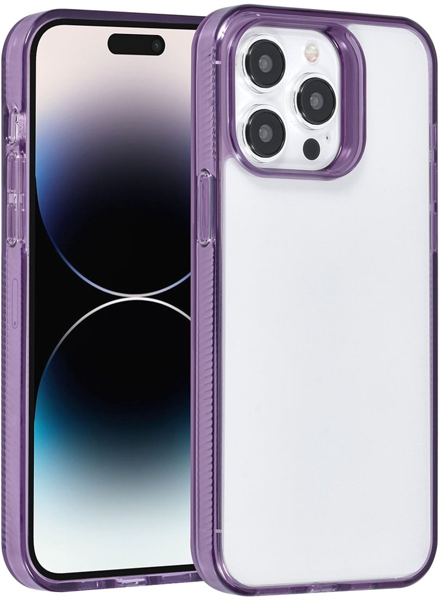 UNIQ Accessory iPhone 14 Pro Max Backcover hoesje - Paars