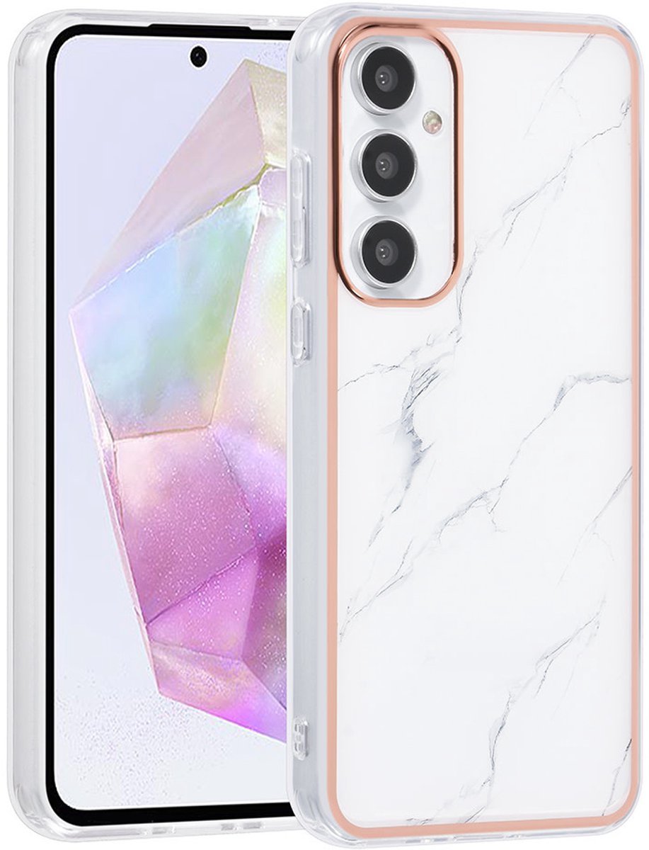 UNIQ Accessory Galaxy A35 Backcover hoesje Silicone - Marble