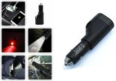 Avrena 6-in-1 zaklamp met noodhamer, gordelsnijder, noodlamp, ingebouwde accu, oplader
