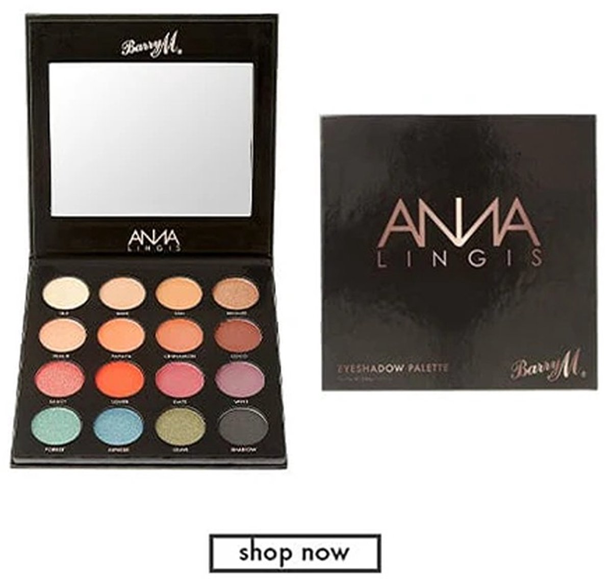 Barry M Oogschaduw Palette - Anna Lingis