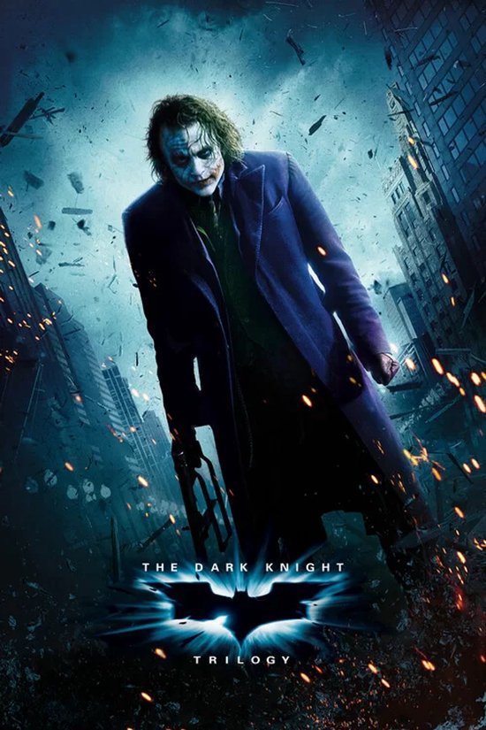 The Dark Knight Trilogy - Joker - 91.5cm x 60 - Film Poster