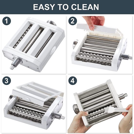 Pastamachine Accessoireset - 3-in-1 Pasta Roller, Snijder en Droogrek van Philips — afbeelding 5