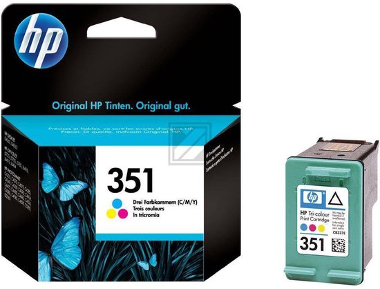 HP 351 cartouche d'encre trois couleurs authentique