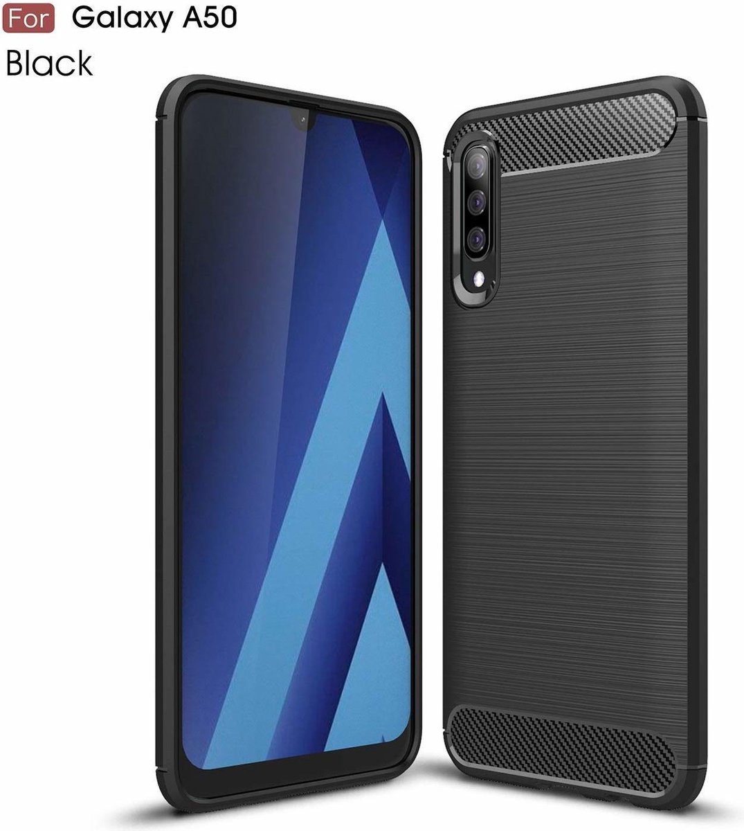 Ntech hoesje Hoesje Brushed TPU - Geschikt voor iPhone 11 Pro - Matt Zwart