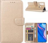 Ntech Huawei P Smart Z Portemonnee Hoesje / Book Case - Goud