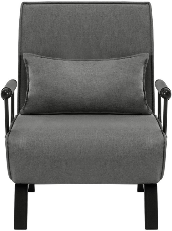 2-zits slaapbank, opvouwbare slaapbank in Chenille-stof - 142 x 79/174